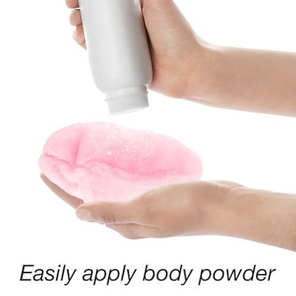 Oversized XL Velour Powder Puff – Ultra Soft Body & Face Makeup Applicator for Loose Powder, Setting Powder & Blusher