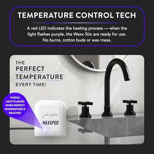WaxxPod™ Nose Hair & Ear Hair Remover - USB Powered Waxing Kit with 24 STIX Avelisse