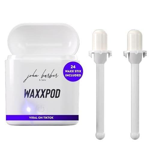 WaxxPod™ Nose Hair & Ear Hair Remover - USB Powered Waxing Kit with 24 STIX Avelisse
