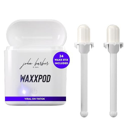 WaxxPod™ Nose Hair & Ear Hair Remover - USB Powered Waxing Kit with 24 STIX Avelisse