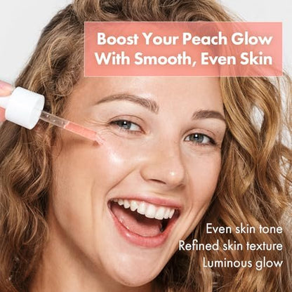 TOSOWOONG Peach 80 Niacin Serum - 5% Niacinamide, Alpha-Arbutin, Vitamin B12 - Hydrating Face Serum for Dark Spots, Pore Minimizer, Uneven Tone, Dullness - Korean Skincare, 33ml