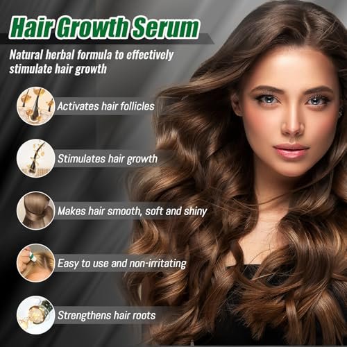 Orrenaturals Hair Revival Ampoule 3% Rosemary Hair Growth Serum Roll On - 30ml Scalp Treatment for Hair Loss & Thinning Avelisse