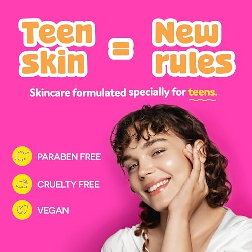 BeYoutiful 3 Step Teen Skin Care Kit - Face Wash, Scrub & Moisturizer for Tweens & Kids, Vegan Skincare Routine Gift Set - görsel 6