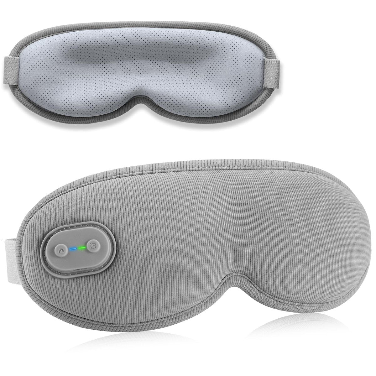 VINTEAM Cordless Heated Eye Mask – 3D Design with Adjustable Heat & Timer, Lightweight for Eye Fatigue Relief, Men & Women (Grey) Avelisse