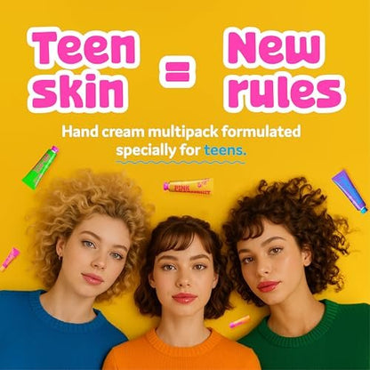 BeYoutiful Hand Lotion Set for Teens - 6 Fruity Travel Size Creams, Vegan Dry Skin Moisturizer with Shea Butter, Gift for Girls Avelisse