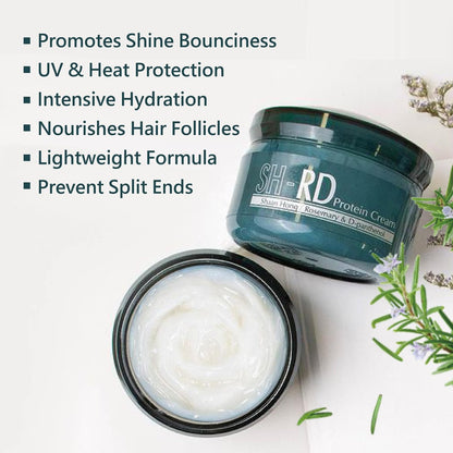 SH-RD Protein Cream Travel Size – Leave-In Protein Hair Treatment for Dry, Damaged Hair, Repairs Split Ends, 0.17 oz