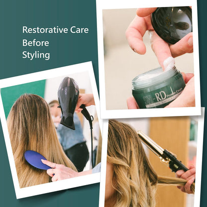 SH-RD Protein Cream Travel Size – Leave-In Protein Hair Treatment for Dry, Damaged Hair, Repairs Split Ends, 0.17 oz