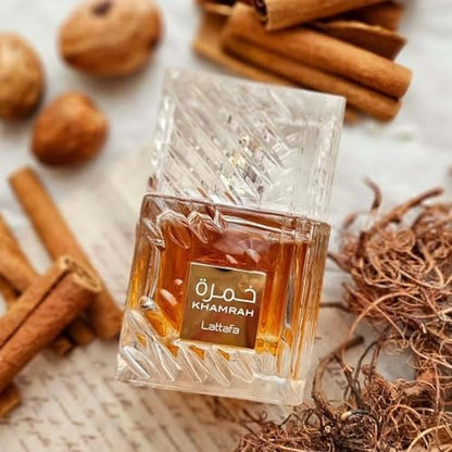 Lattafa Khamrah & Khamrah Qahwa Eau De Parfum Gift Set - 2 x 3.4 Fl Oz | Unisex Long-Lasting Spicy Sweet Woody Arabic Perfume Avelisse
