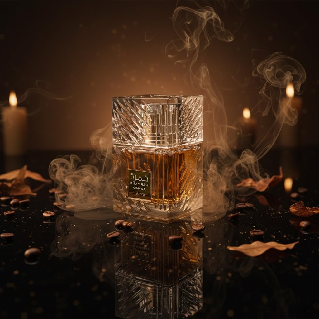 Lattafa Khamrah & Khamrah Qahwa Eau De Parfum Gift Set - 2 x 3.4 Fl Oz | Unisex Long-Lasting Spicy Sweet Woody Arabic Perfume Avelisse
