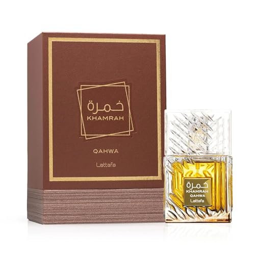 Lattafa Khamrah & Khamrah Qahwa Eau De Parfum Gift Set - 2 x 3.4 Fl Oz | Unisex Long-Lasting Spicy Sweet Woody Arabic Perfume Avelisse
