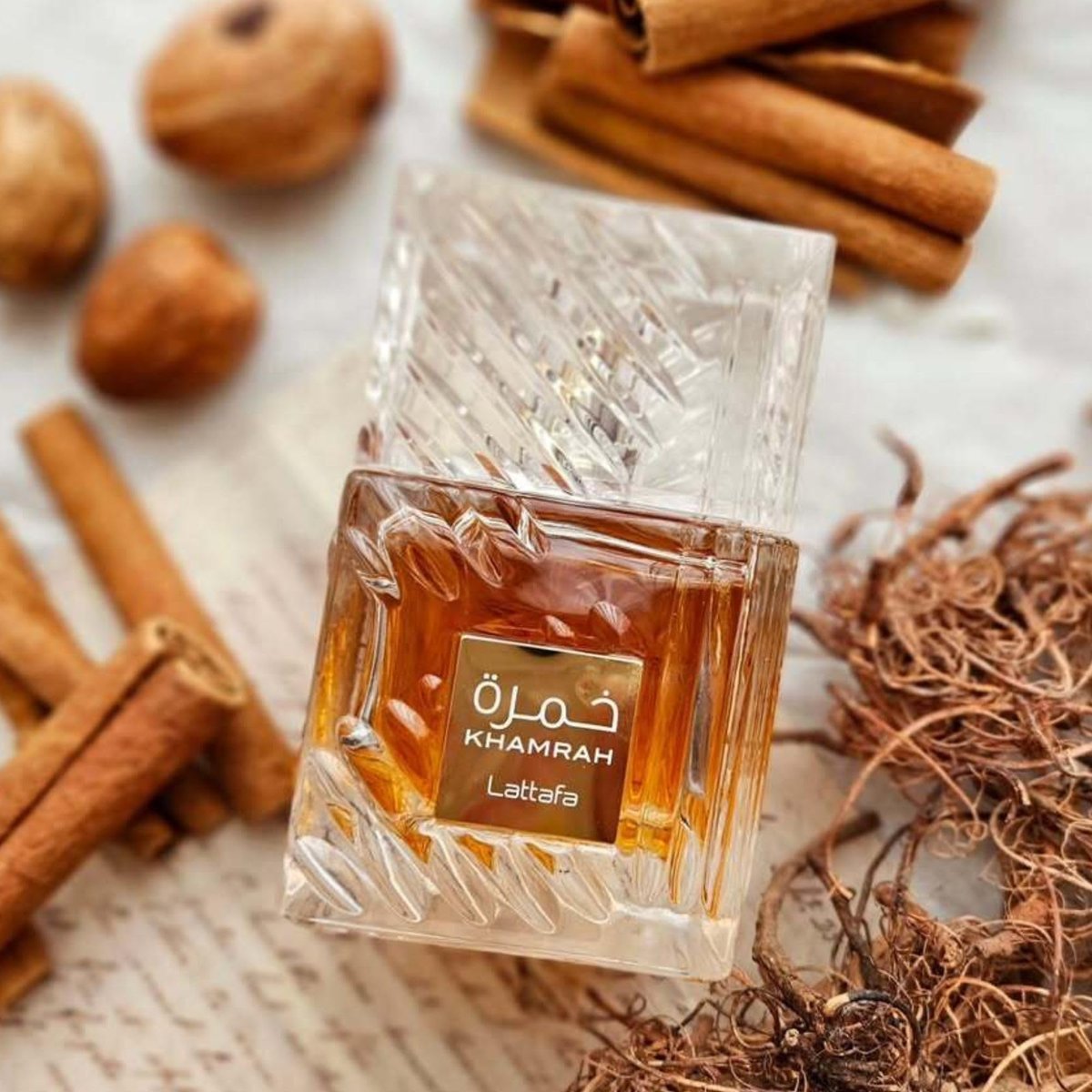 Lattafa Khamrah & Khamrah Qahwa Eau De Parfum Gift Set - 2 x 3.4 Fl Oz | Unisex Long-Lasting Spicy Sweet Woody Arabic Perfume Avelisse