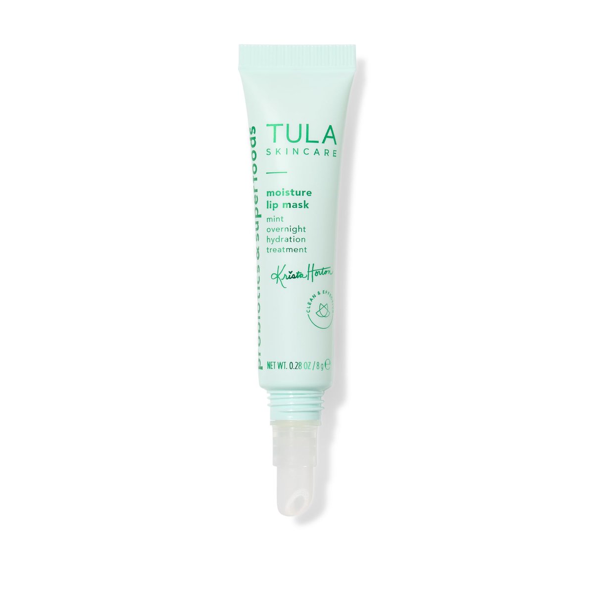 TULA Skin Care Krista Horton Moisture Lip Mask - Peptides, Hyaluronic Acid, Vitamin E & Mint Oil for Deeply Nourished, Hydrated Lips (0.28 oz) Avelisse