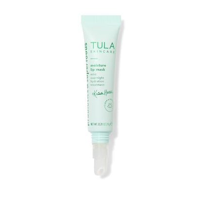 TULA Skin Care Krista Horton Moisture Lip Mask - Peptides, Hyaluronic Acid, Vitamin E & Mint Oil for Deeply Nourished, Hydrated Lips (0.28 oz) Avelisse