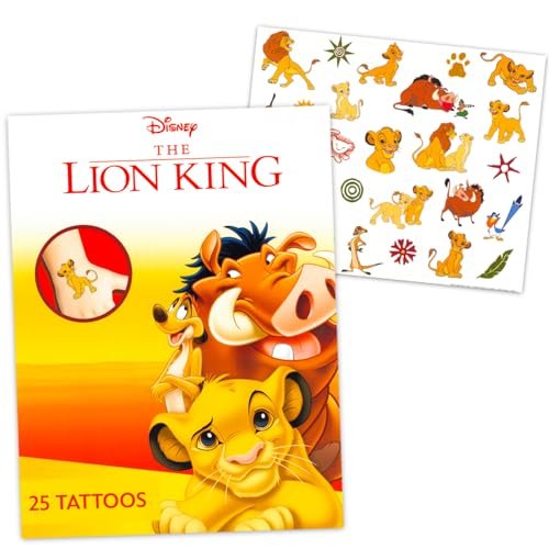 Disney Temporary Tattoos Mega Assortment – 200 Tattoos Featuring Princess, Toy Story, Mickey, Cars, Lion King, Stitch & More - görsel 5