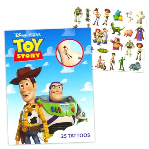 Disney Temporary Tattoos Mega Assortment – 200 Tattoos Featuring Princess, Toy Story, Mickey, Cars, Lion King, Stitch & More - görsel 15