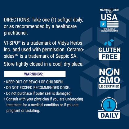 Life Extension Hair Growth for Women – Supplement for Fullness & Density with Ceramosides™ & VI-SPO®, Non-GMO, Gluten-Free, 30 Softgels Avelisse