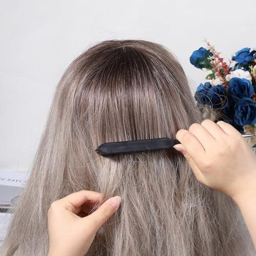 Teasing Boar Bristle Hair Brush for Women - Black Nylon & Boar Bristle Salon Styling Brush for Fine Hair, Edge Control, and Backcombing - görsel 13