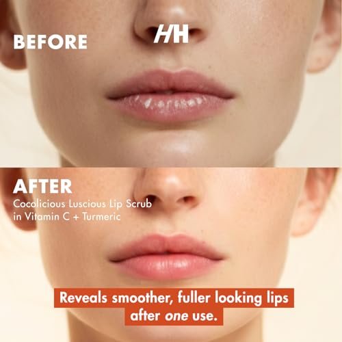 Handmade Heroes Turmeric Lip Scrub with Vitamin C – 100% Natural Vegan Exfoliant for Dark Dry Chapped Lips – Deep Conditioning Sugar Polish (1 oz) - görsel 6