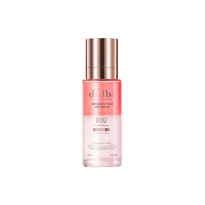 d'alba Piedmont Professional Repairing Hair Oil Serum - Silky & Glossy Hair, Lightweight Finish, Argan Oil & Amino Acid Complex, 2.54 fl oz Avelisse