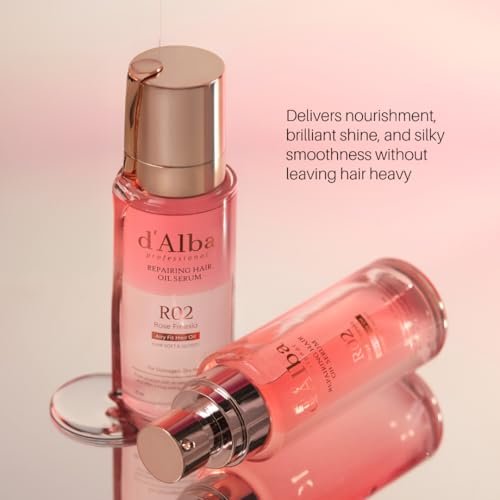 d'alba Piedmont Professional Repairing Hair Oil Serum - Silky & Glossy Hair, Lightweight Finish, Argan Oil & Amino Acid Complex, 2.54 fl oz Avelisse