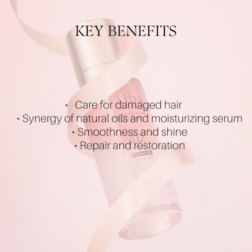 d'alba Piedmont Professional Repairing Hair Oil Serum - Silky & Glossy Hair, Lightweight Finish, Argan Oil & Amino Acid Complex, 2.54 fl oz Avelisse