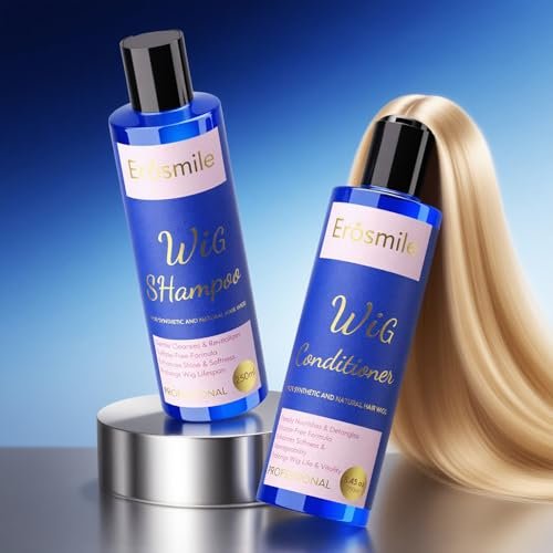 Luxury Wig Shampoo and Conditioner Set for Synthetic & Natural Hair Wigs | Sulfate-Free, Deeply Nourishes & Detangles, Enhances Radiant Shine & Softness, Prolongs Wig Lifespan - 2 Pack Avelisse