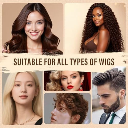 Luxury Wig Shampoo and Conditioner Set for Synthetic & Natural Hair Wigs | Sulfate-Free, Deeply Nourishes & Detangles, Enhances Radiant Shine & Softness, Prolongs Wig Lifespan - 2 Pack Avelisse
