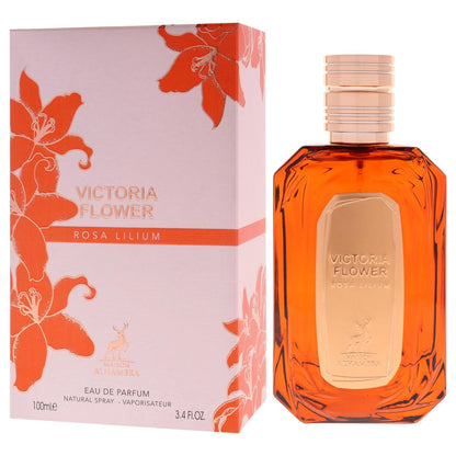 Victoria Flower - Rosa Lilium by Maison Alhambra for Women - 3.4 oz EDP Spray Avelisse