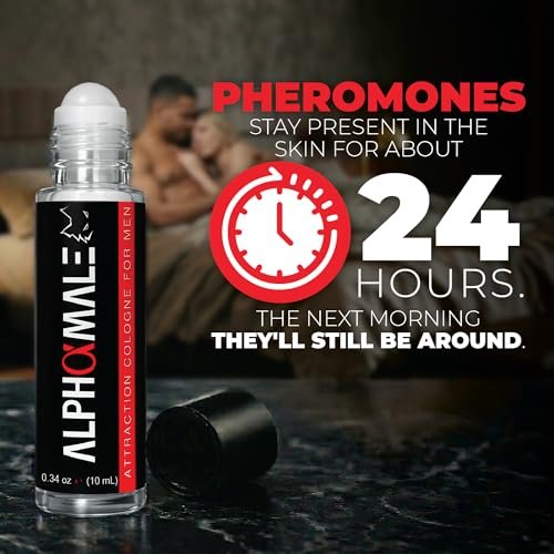 AlphaMale Pheromone Infused Cologne for Men – 10ml Roll-On Bottle, Masculine Allure Avelisse