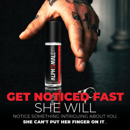 AlphaMale Pheromone Infused Cologne for Men – 10ml Roll-On Bottle, Masculine Allure Avelisse