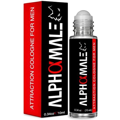 AlphaMale Pheromone Infused Cologne for Men – 10ml Roll-On Bottle, Masculine Allure Avelisse