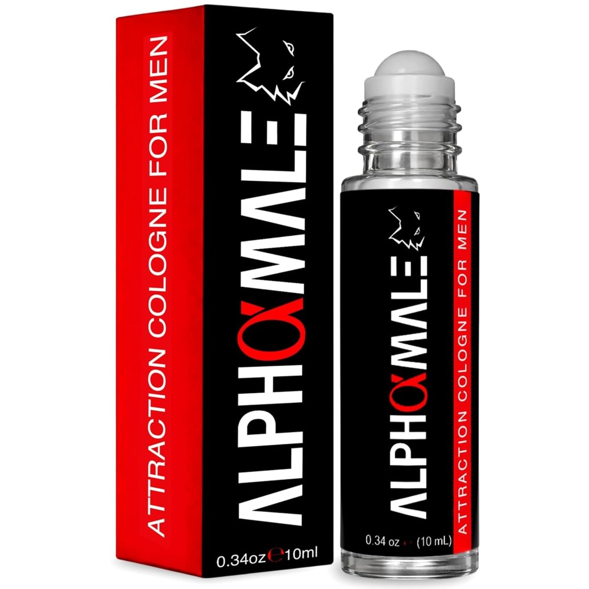 AlphaMale Pheromone Infused Cologne for Men – 10ml Roll-On Bottle, Masculine Allure Avelisse
