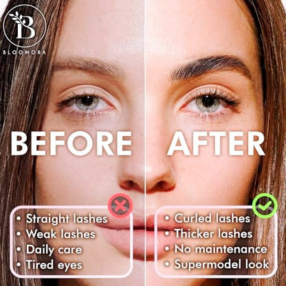 BLOOMORA Lash Lift Kit – DIY Eyelash Lamination for Beginners & Professionals, Safe & Effective, Lasts 6-8 Weeks, 15 Applications (LK2) Avelisse