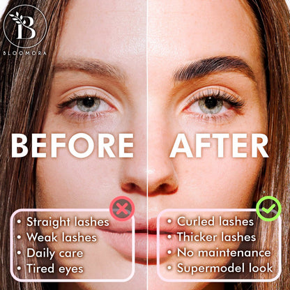 BLOOMORA Lash Lift Kit – DIY Eyelash Lamination for Beginners & Professionals, Safe & Effective, Lasts 6-8 Weeks, 15 Applications (LK2) Avelisse