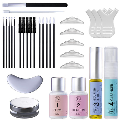 BLOOMORA Lash Lift Kit – DIY Eyelash Lamination for Beginners & Professionals, Safe & Effective, Lasts 6-8 Weeks, 15 Applications (LK2) Avelisse