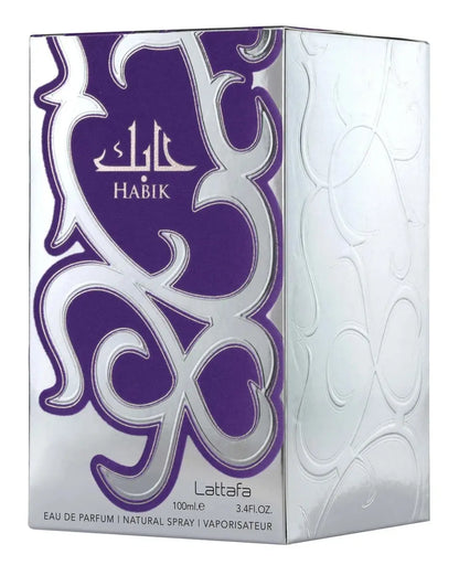 Lattafa Habik Eau de Parfum for Men – Spicy, Aromatic, Woody, Musky Long-Lasting Fragrance (3.4 oz / 100 ml) Avelisse