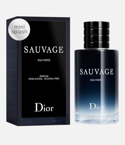 Dior Sauvage Eau Forte Parfum Mini Splash 0.34 oz Travel Perfume Avelisse