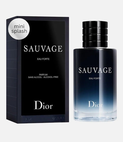 Dior Sauvage Eau Forte Parfum Mini Splash 0.34 oz Travel Perfume Avelisse