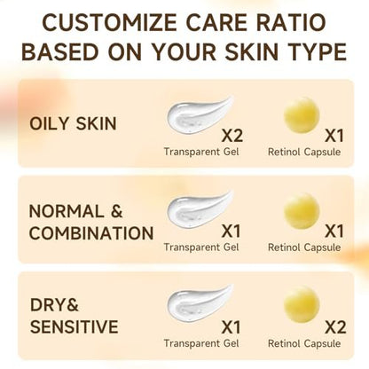 Gaayou Deep Retinol Collagen Capsule Cream - Anti Aging Face Moisturizer with Hyaluronic Acid for Day and Night, Firming & Wrinkle Reduction, 1.76 oz Avelisse