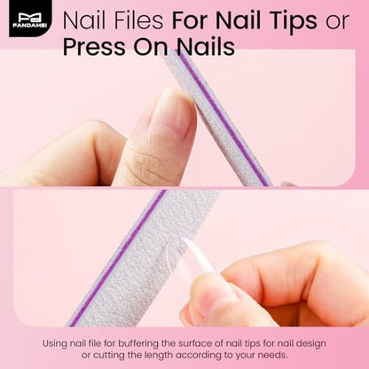 Fandamei Metallic Nail Stand - Rose Gold Nail Holder for Painting Press On Nails, Nail Art Tools, Acrylic Nail Stand