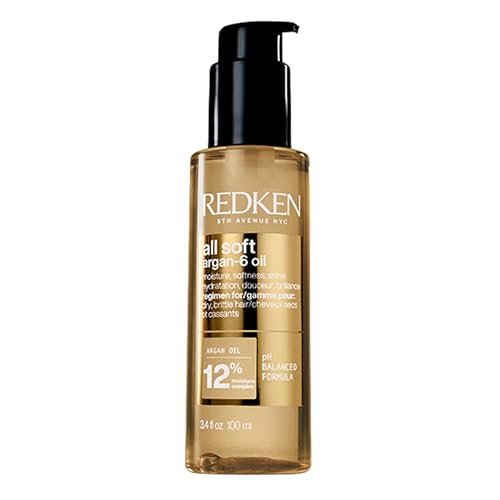 Redken All Soft Argan-6 Oil Treatment for Dry Hair – Deeply Conditions, Adds Softness and Shine with Argan Oil, 3.4 Fl Oz Avelisse