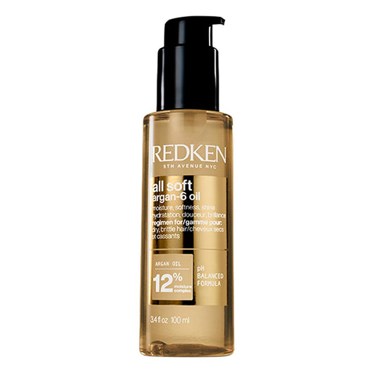 Redken All Soft Argan-6 Oil Treatment for Dry Hair – Deeply Conditions, Adds Softness and Shine with Argan Oil, 3.4 Fl Oz Avelisse