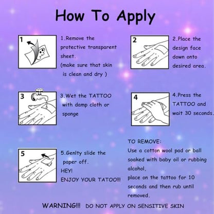 CHARLENT Glitter Stars Temporary Tattoos for Kids - 74 Individually Sheets, Waterproof & Easy Peel, Perfect for Birthday Party Favors & School Rewards