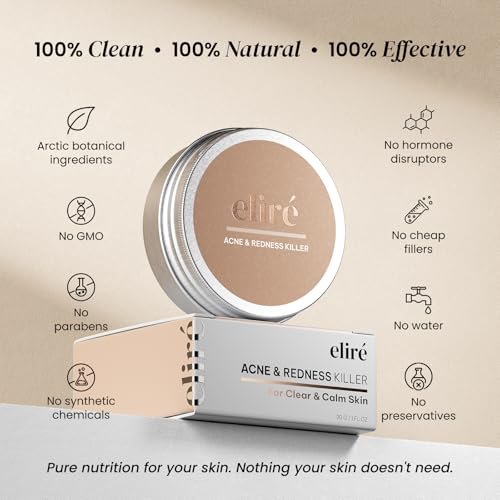 Eliré Clear Skin Balm – Ultimate Night Formula for Breakouts, Pimples, Blemishes – Fade Marks, Even Tone, Prevent New Pimples, Soften Fine Lines & Pores - görsel 8