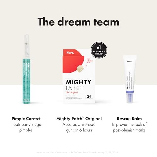 Hero Cosmetics Rescue Balm - Post-Blemish Cream for Hydration & Post-Blemish Marks, Derm-Tested, Non-Comedogenic, 0.5 oz - görsel 12