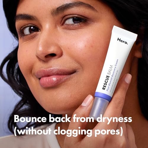 Hero Cosmetics Rescue Balm - Post-Blemish Cream for Hydration & Post-Blemish Marks, Derm-Tested, Non-Comedogenic, 0.5 oz - görsel 6