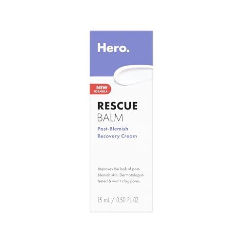 Hero Cosmetics Rescue Balm - Post-Blemish Cream for Hydration & Post-Blemish Marks, Derm-Tested, Non-Comedogenic, 0.5 oz - görsel 2