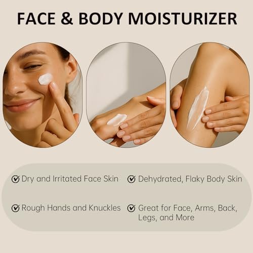 Roseblem Whipped Tallow Balm for Face – 100% Grass-Fed Organic Beef Tallow Cream with Manuka Honey & Beeswax – Nourishing & Repairing Moisturizer for Sensitive, Dry, or Eczema-Prone Skin, 4.2 oz - görsel 14