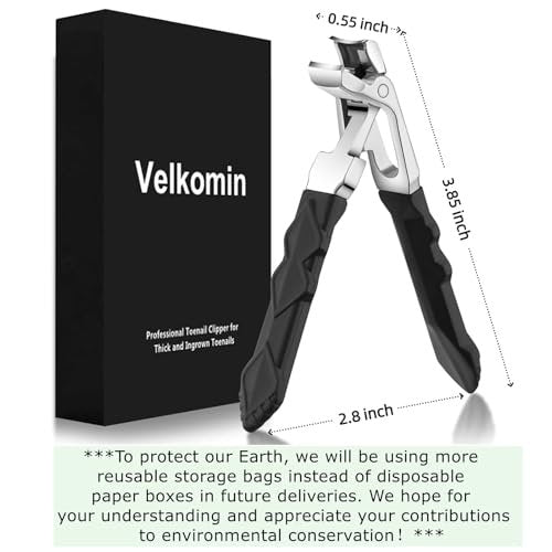Velkomin Long Handle Toenail Clippers for Seniors – Ultra-Sharp Heavy Duty Nail Cutter for Thick Toenails, Curved Blade & Ergonomic Grip, 18-Month Warranty - görsel 12