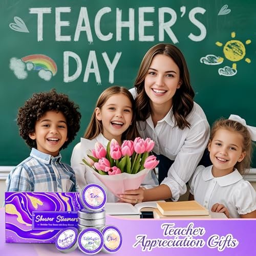 8 Pcs Shower Steamers Aromatherapy: Birthday Gifts for Women, Mother's Day Gifts, Self Care with Natural Essential Oils - Futricy - görsel 5
